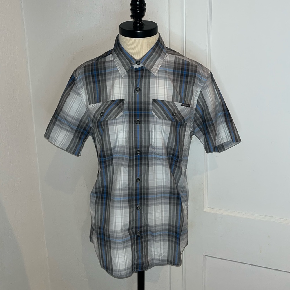 Eddie Bauer short sleeve plaid shirt